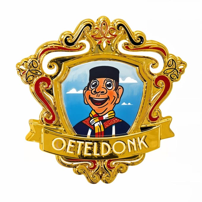 Oeteldonk pin - Spiegellijst knillis