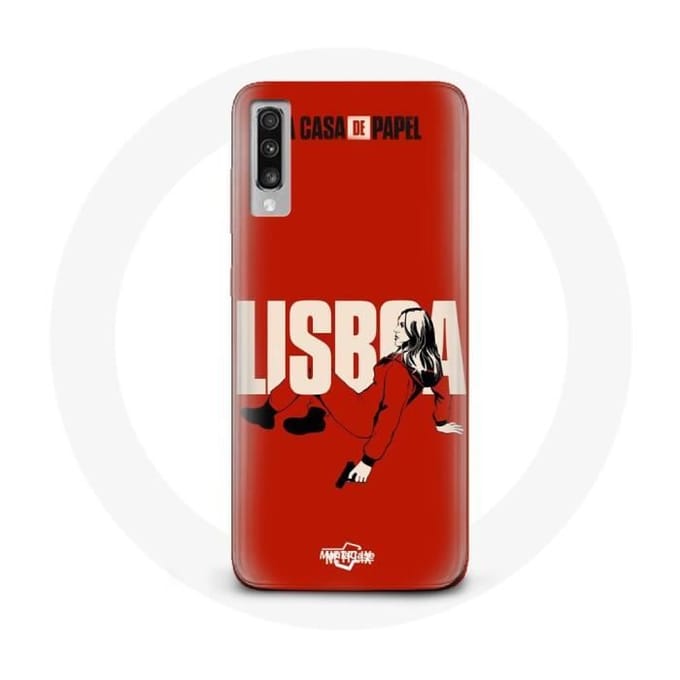 Coque - La casa de papel - Samsung Galaxy A70 - Rouge - Souple - Protection