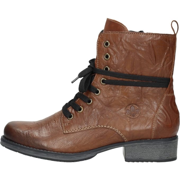 Rieker - Dames Veterschoenen Cognac 36