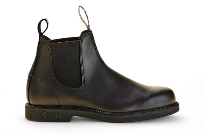 Rossi 607 Booma Zwarte Leren Chelsea Boots