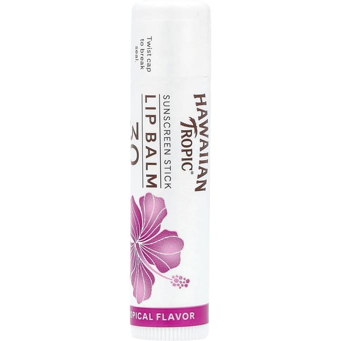 Zonnebrandstick Lippenbalsem, Spf 30, Tropisch, 4,25G(0.14 fl oz) white
