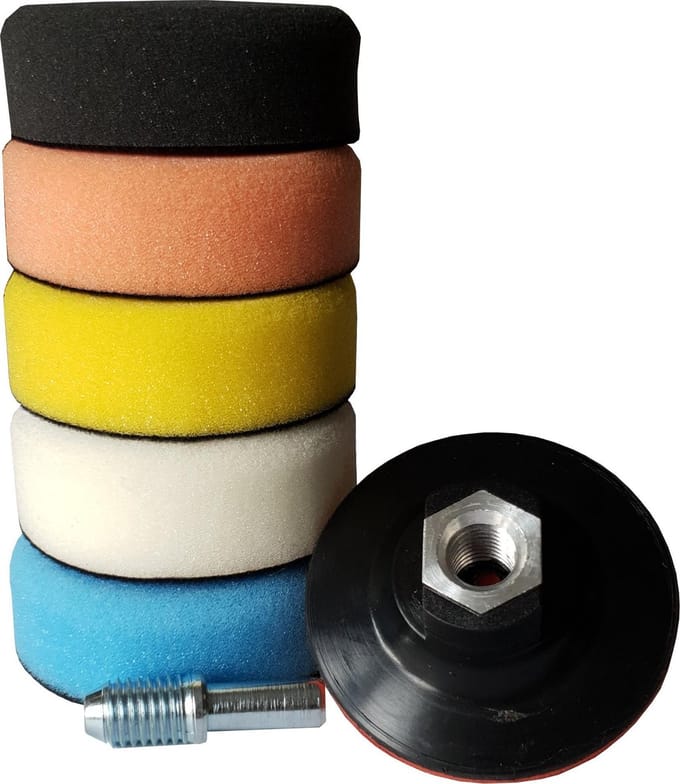 ABC Poetspads Polijst set 75 mm