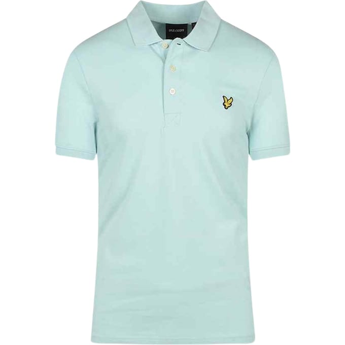 Lyle & Scott merk borstlogo helder hemel poloshirt