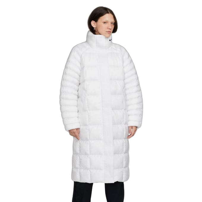 Nike Witte Lange Jas