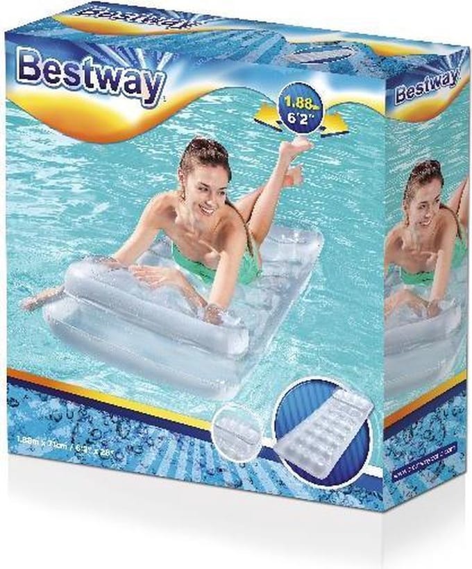Bestway Opblaasbaar Metal Tech Lounge (188 x 71 cm) - Luchtbed