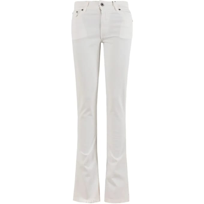 Pepe Jeans Flare New Pimlico Broek Wit 28 Vrouw