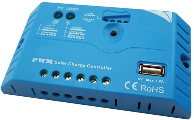PWM solar laadregelaar - 12 / 24V - Premium
