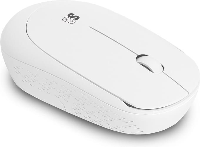 Mouse Subblim Ratón Business Plus Silencioso inalámbrico 2.4G 1200 DPI Blanco White