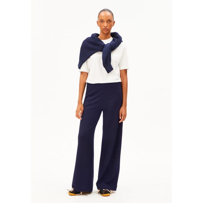 Dames wijde pijpen broek Armedangels Basic