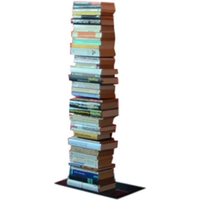 Radius - Booksbaum enkel boekenrek - zwart - Hoogte 90,5 cm