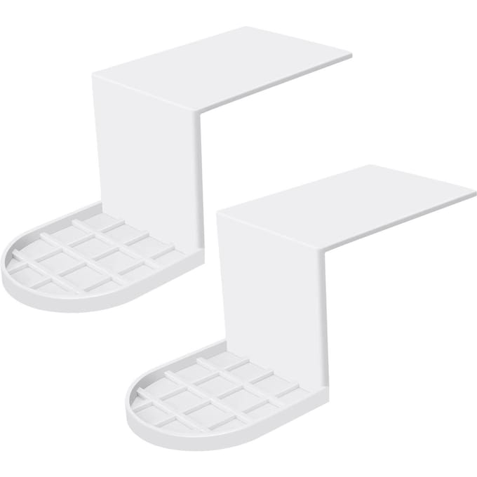 2 Stuks Wasmiddelhouders Wasmiddeldoseerbekers Druppelvangers Zeepbakjes Wasmiddeldispensers wit