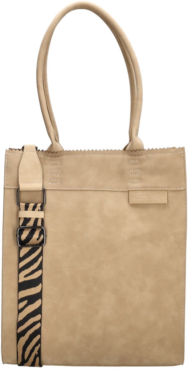 Zebra Trends Merel Shopper - Zand
