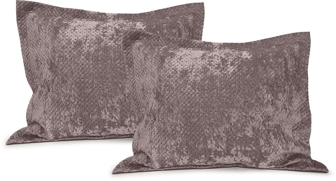 LINNICK Velvet Kussensloop - Purple - Kussensloop 60x70cm - Kussenslopen Set van 2
