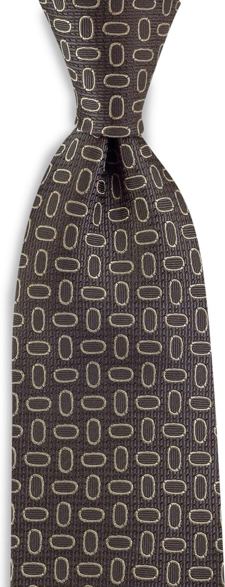 We Love Ties - Stropdassen - Stropdas Oval Office - bruin / beige