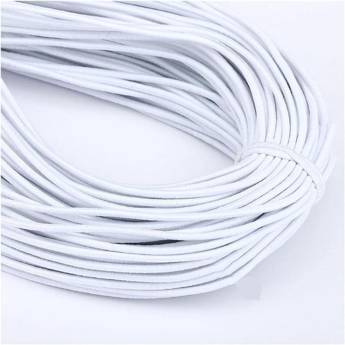 MoonyLI 45 yards 2MM Elastic Rope Bungee Shock Cord Pendant Band DIY Projects Polyester Bungee String Rope - ShopVlot