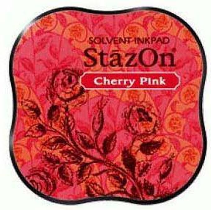 Stazon sneldrogend stempelkussen midi Cherry Pink