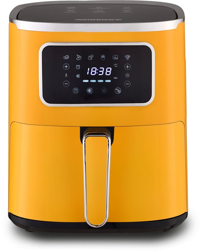 Heinrich's HFR 8216 - Heteluchtfriteuse - Airfryer - 5 Liter - Geel