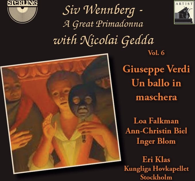 Siv Wennberg, Nicolai Gedda - Verdi: Un Ballo In Maschera (2 CD)