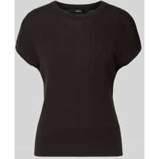T-shirt van mix van lyocell en linnen model 'Tianna'
