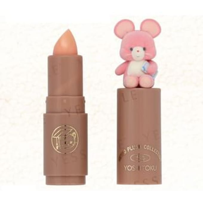 SHOBIDO - Yoshitoku Retro Plush Collection Q Pippi Lip Cream With Flocked Mascot 1 pc