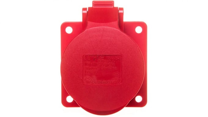 ELTECO Pce cee flanged socket 5p 16a 400v 315-6f7