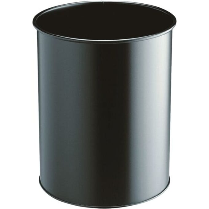 Papierbak Durable 3301-01 15liter rond zwart