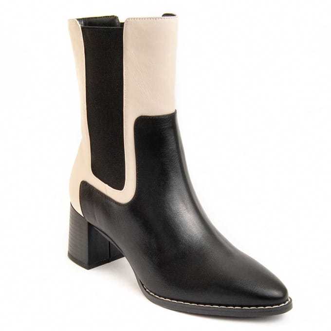 Botín Casual Para Mujer.  Montevita  Calig4  96661 41 zwart