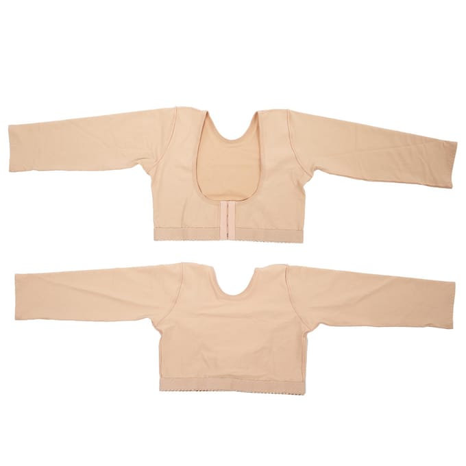 Dames Houding Shaper Bovenarm Shaper Shapewear Compressiemouwen HoudingscorrectorXL XL beige