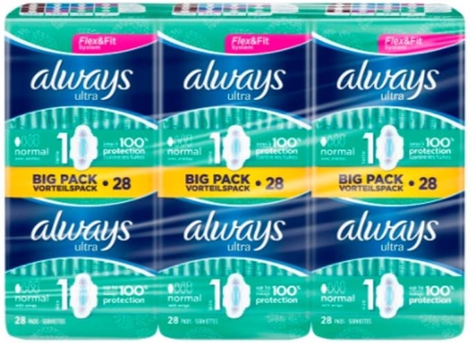 Always Ultra Normal Plus Maandverband - 6-pack
