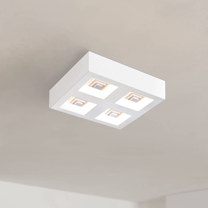 EGLO Ferreros Plafond- en Wandlamp - LED - 27 cm - Wit