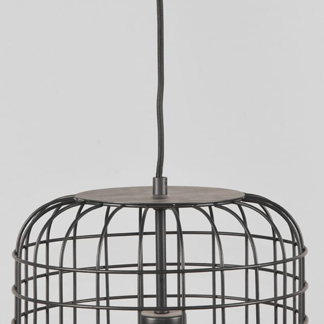 LABEL51 Solido Hanglamp - Zwart - Metaal - 1-Lichts