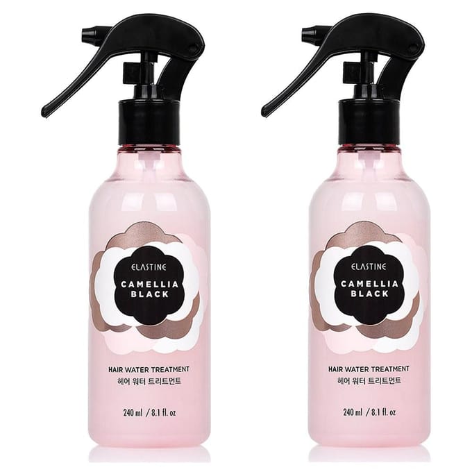 Elastine Camellia Soin Capillaire Noir, 240ml, 2 pièces white