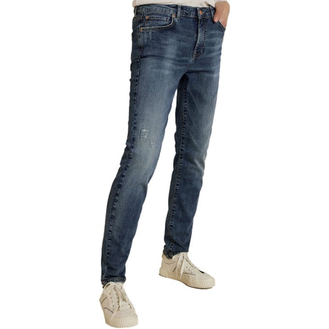 Summum Venus-5125 445 tapered jeans stretch denim (4s2353) mid denim