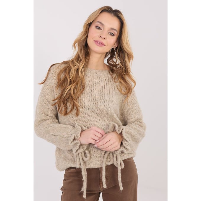 Celeste Ribbon Knit - Lichtbruin / One Size