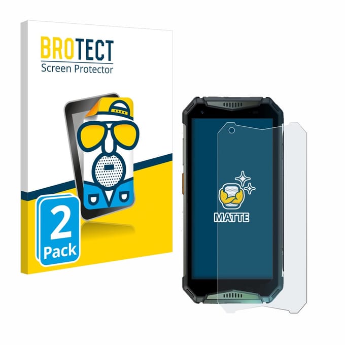 BROTECT - Screenprotector voor Ulefone Armor 20WT - Folie Beschermfolie matte 2 Stuks