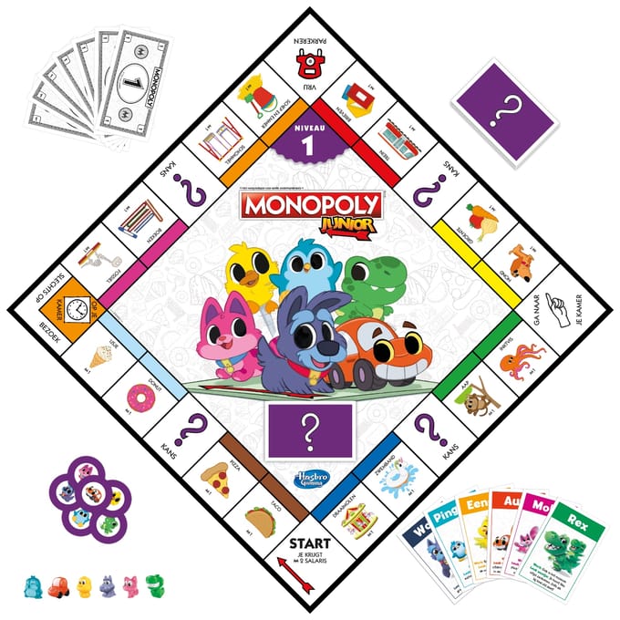Monopoly Junior - 2-in-1 - Bordspel - Nederlandstalig