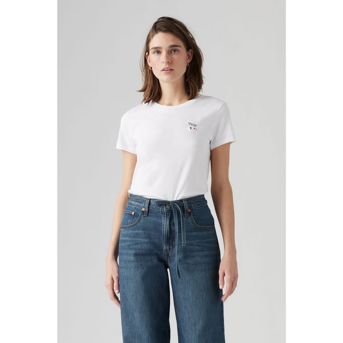 Levi's The Perfect Tee Bright White Taglia: S | Maglie Sportivi Outlet | Donna | Bianco