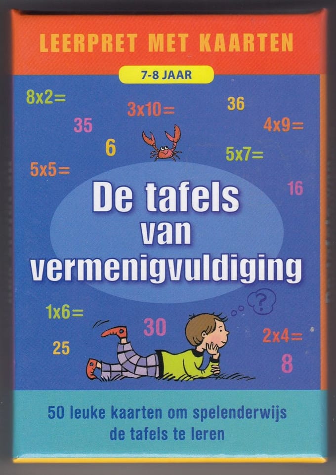 De tafels van vermenigvuldiging