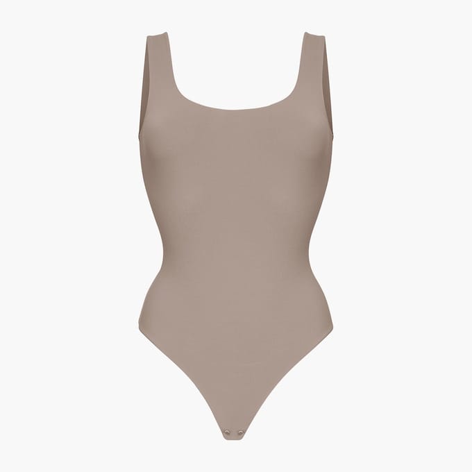 cfab - Lage rug - Lichaam - Taupe - L - Corrigerende Body - Naadlos - corrigerend ondergoed dames