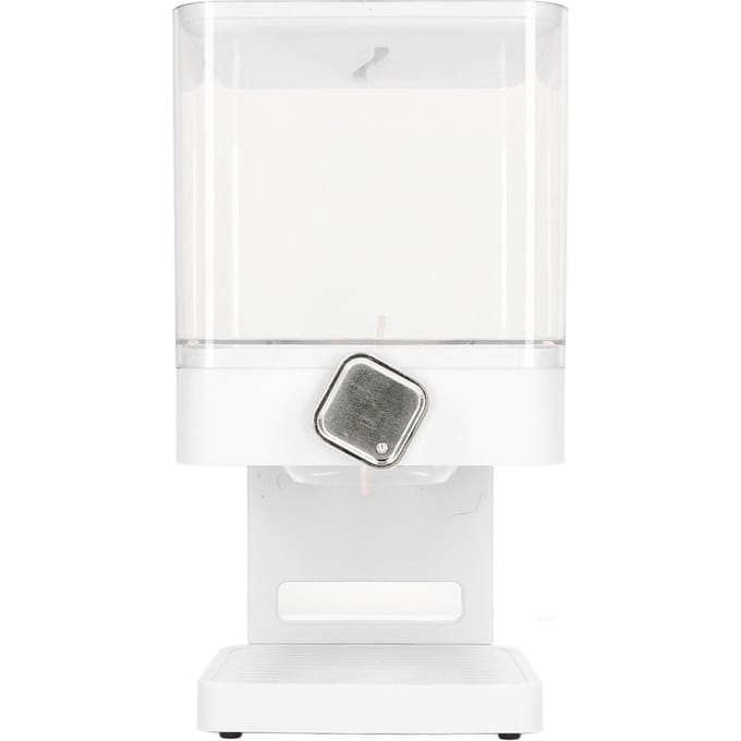 Ontbijtgranendispenser 17.5oz Inhoud Enkelvoudig Vak Graandispenser Transparant Plastic Voedseldispenser voor white