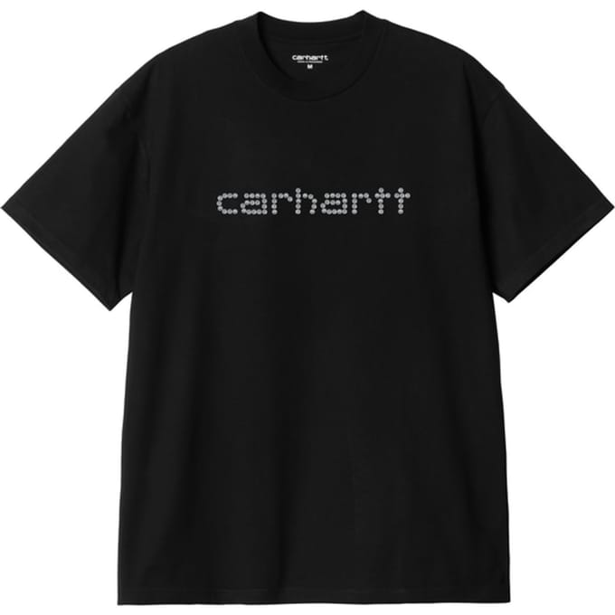 Carhartt Wip Rivet Script T-shirt Zwart