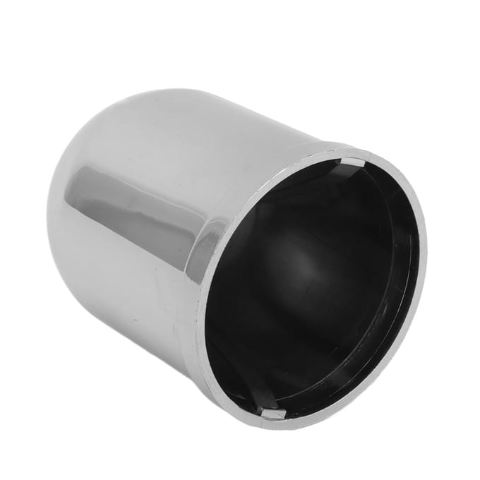 Cache de tête d'attelage à boule de remorque chromé Couvercle de protection Plastique ABS pour 50 mm 2 pouces 1 ?Attelage 78 pouces gray