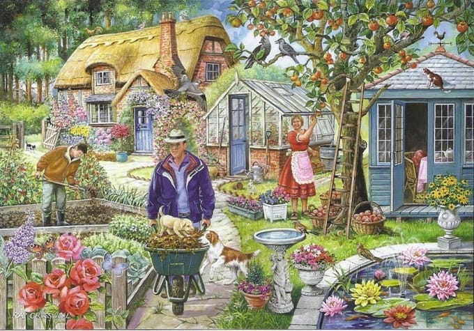 No.1 - In The Garden Puzzel 1000 Stukjes