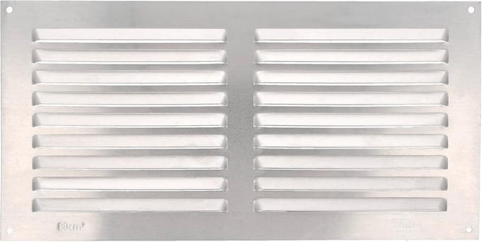 Rechthoekig ventilatierooster Aluminium 150x300 mm voor Plafond