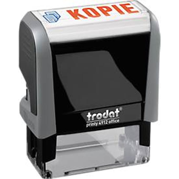 Stempel trodat® Eco-Printy Office met tekst KOPIE