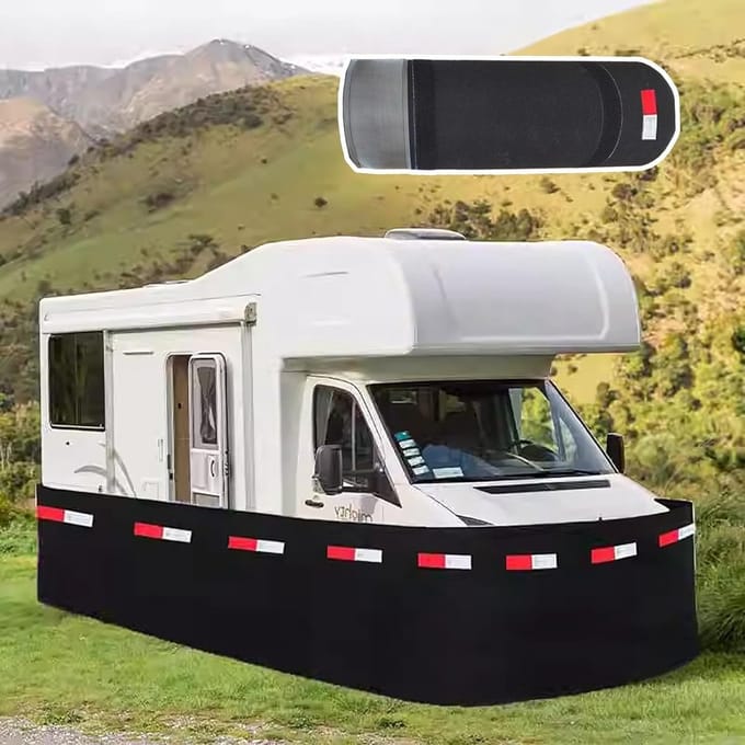 Camperrok - Winddicht Afdekzeil - Voertuig Beschermen - Met Reflecterende Stickers - 10.5 Meter