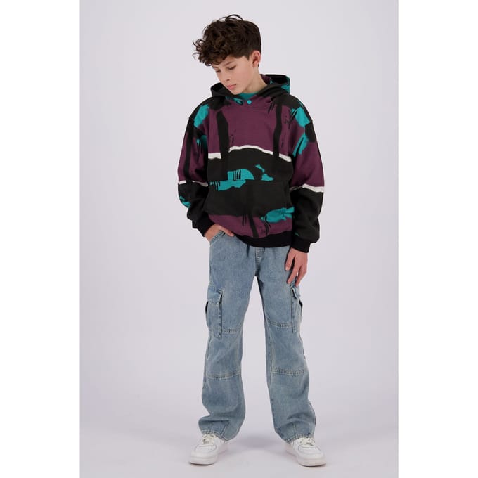 Vingino Boys Naoki Sweater Deep Black Größe: 2 | Strickjacken Outlet | kids | Schwarz