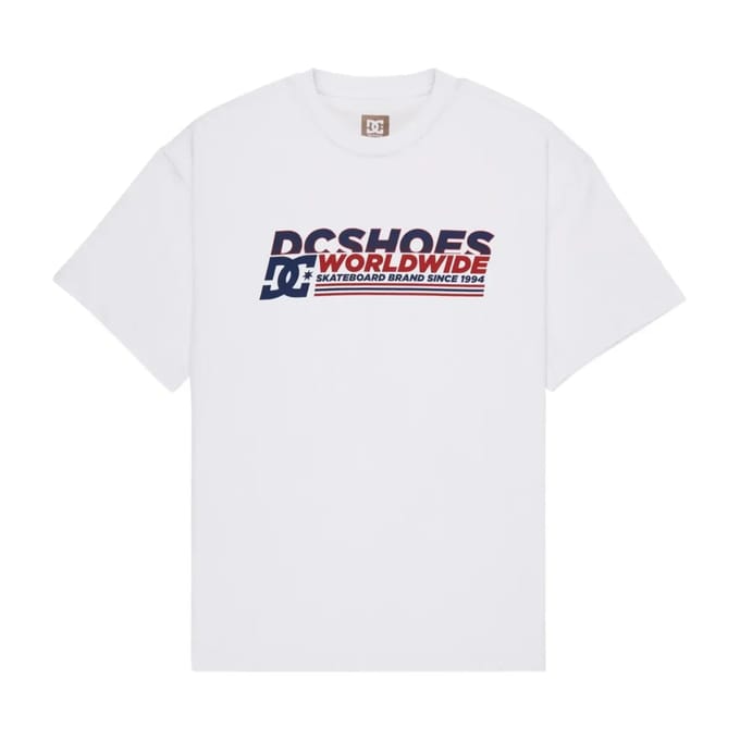 Dc Shoes Queltra T-shirt Met Korte Mouwen Wit L Man