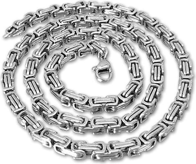 Amanto Ketting Baldwin - 316L Staal - Koningsschakel - 8,5mm - 55cm