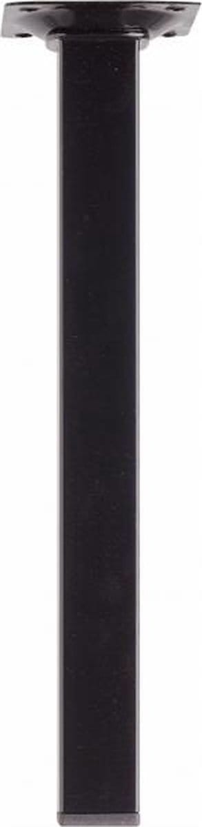 Meubelpoot Vierkant Zwart 250 mm | Per Stuk